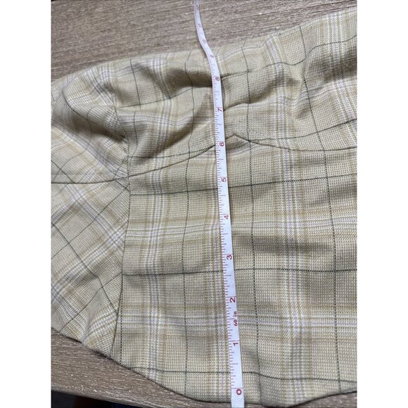 Free People FP One Ivory Stripe Cropped Strapless Top XS 4 - Picture 6 of 8